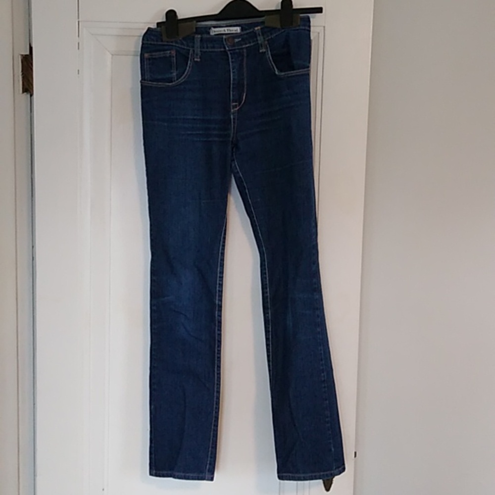 Denim & Thread Straight Leg Jeans